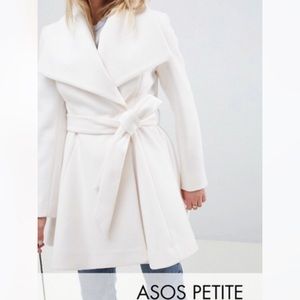 Beautiful white ASOS coat never worn!